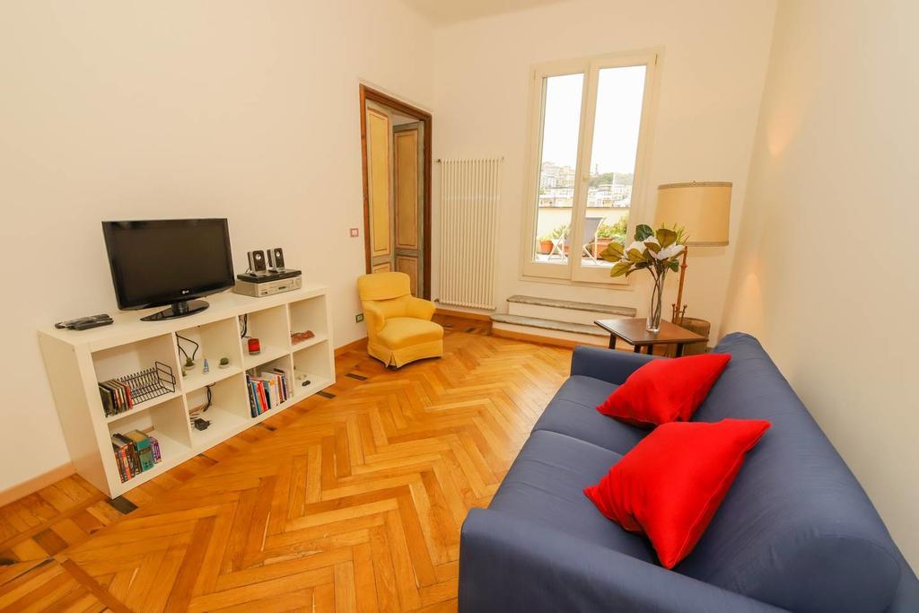 Altido Apt For 3 With Rooftop Balcony And Lovely Cityview Генуя Екстер'єр фото